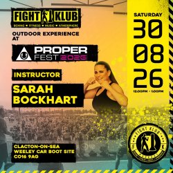 FIGHT KLUB FESTIVAL EXPERIENCE Clacton on Sea 'PROPER FEST' Festival