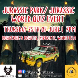 Jurassic Park / Jurassic World Quiz Event
