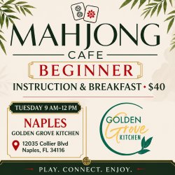 Mahjong Café Beginners Lesson -Naples