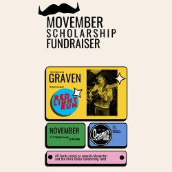 Movember Scholarship Fundraiser with S/G Red Light Run, Graven & Michael Campbell