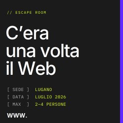 Web Genesis — Escape Room, Lugano