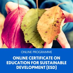 Online Certificate on Education for Sustainable Development