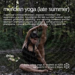 Meridian Yoga (Late Summer) with Jackie Garbe