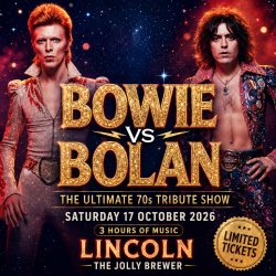 BOWIE VS BOLAN – THE ULTIMATE 70s TRIBUTE SHOW