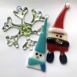 aselection of coloured glass and tools