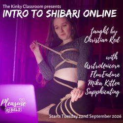Intro to Shibari ONLINE with Christian Red