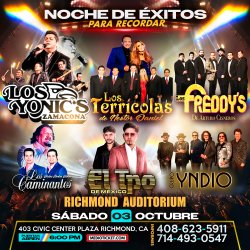 NOCHE DE EXITOS EN RICHMOND