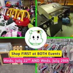 Shop First at Both Events!