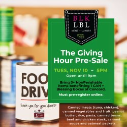 BLK LBL Giving Hour Pre-Sale Fall 2026