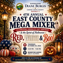 4th Annual East County Mega-Mixer: Red, White & Boo