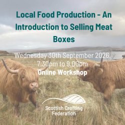 Advertisement for online workshop re whole farm plan