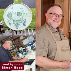 Stencil & Gold-leaf Tray Workshop