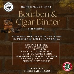 Bourbon & Cigar Dinner