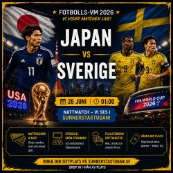 Sverige vs. Tunisien