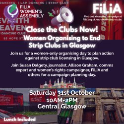 Close the Clubs – Women Organising to End Strip Clubs in Glasgow