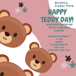 BirthCo. CP Teddy Bear Playdate