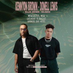 KENNYON BROWN & DONELL LEWIS live in Newcastle NSW