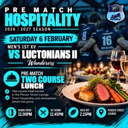 Pre Match Hospitality - Wanderers Lunch