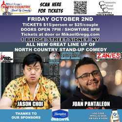 Comedy Show at the Community Cultural Center of Sidney
