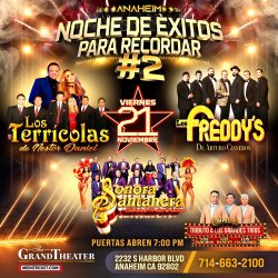 LOS TERRICOLAS, LOS FREDDYS Y LA SONORA SANTANERA