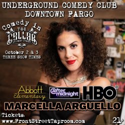 Comedy in the Cellar - Marcella Arguello
