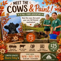 Meet the Cows & Paint: A Fall Farm Art Adventure