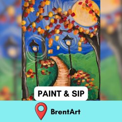 Paint & Sip at BrentArt: R&B Theme
