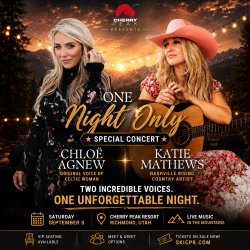 Chloë Agnew & Katie Mathews at Cherry Peak Resort