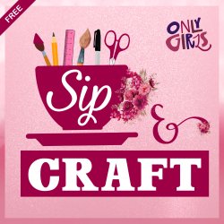 Girls Sip & Craft – Glass Painting & Candle Jars ✨🖌️