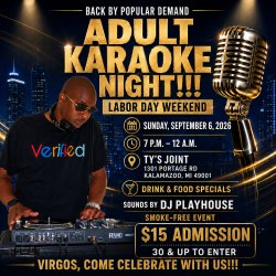 Adult Karaoke Night!!! Labor Day Weekend
