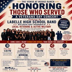 HONORING THOSE WHO SERVED A Veterans Day Concert Featuring the Award-Winning LaBelle High School Wind Orchestra