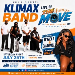 KLIMAX BAND FT. D’NELL & CHARNEL LIVE @THEMOVEGSO