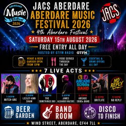 Aberdare Music Festival 2026 at Jacs Aberdare – Free Entry