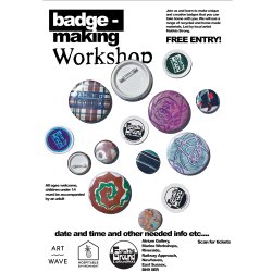 Badge Making Workshop FROM THE GROUND STUDIO