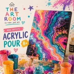 Mini Artists: Acrylic Pour (8+)