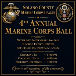 Solano County Marine Corps League 4th Annual Marine Ball