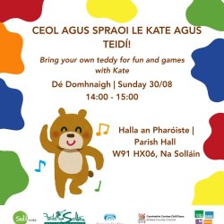 Ceol agus spraoi le Kate agus Teidí | Music and games with Kate and Teidí - Féile na Sollán | Sallins Tradfest