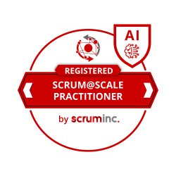 Registered Scrum@Scale Practitioner with AI