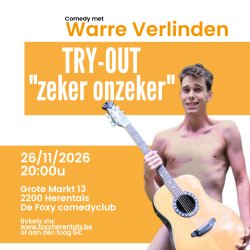 "ZEKER ONZEKER" Warre Verlinden