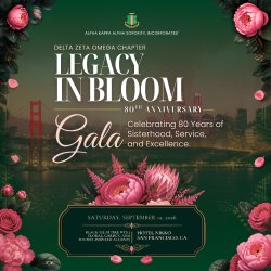 Delta Zeta Omega 80th Anniversary Scholarship Gala, “A LEGACY in BLOOM”