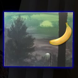 Eerie Evening banana for scale