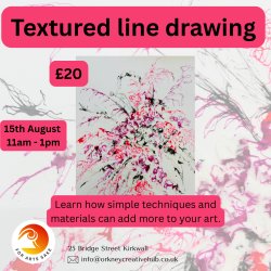 Textured line drawing