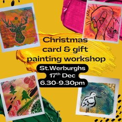 Christmas Card Painting - St.Werburghs