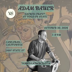 An Intimate Evening of Kirtan with Adam Bauer at Yoga on State | Carlsbad CA