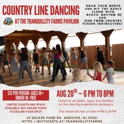 August Country Line Dancing