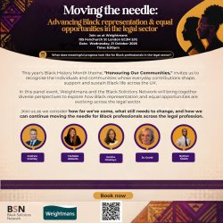 Moving the needle: Advancing Black representation and equal opportunities in the legal sector