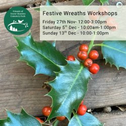 Wreath Making at the Cemetery Park