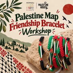 Make your own Palestine map friendship bracelet