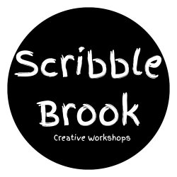 The 'ScribbleBrook' creative workshops logo