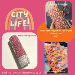 Summer Craft Club - City Life for 9-13 year olds